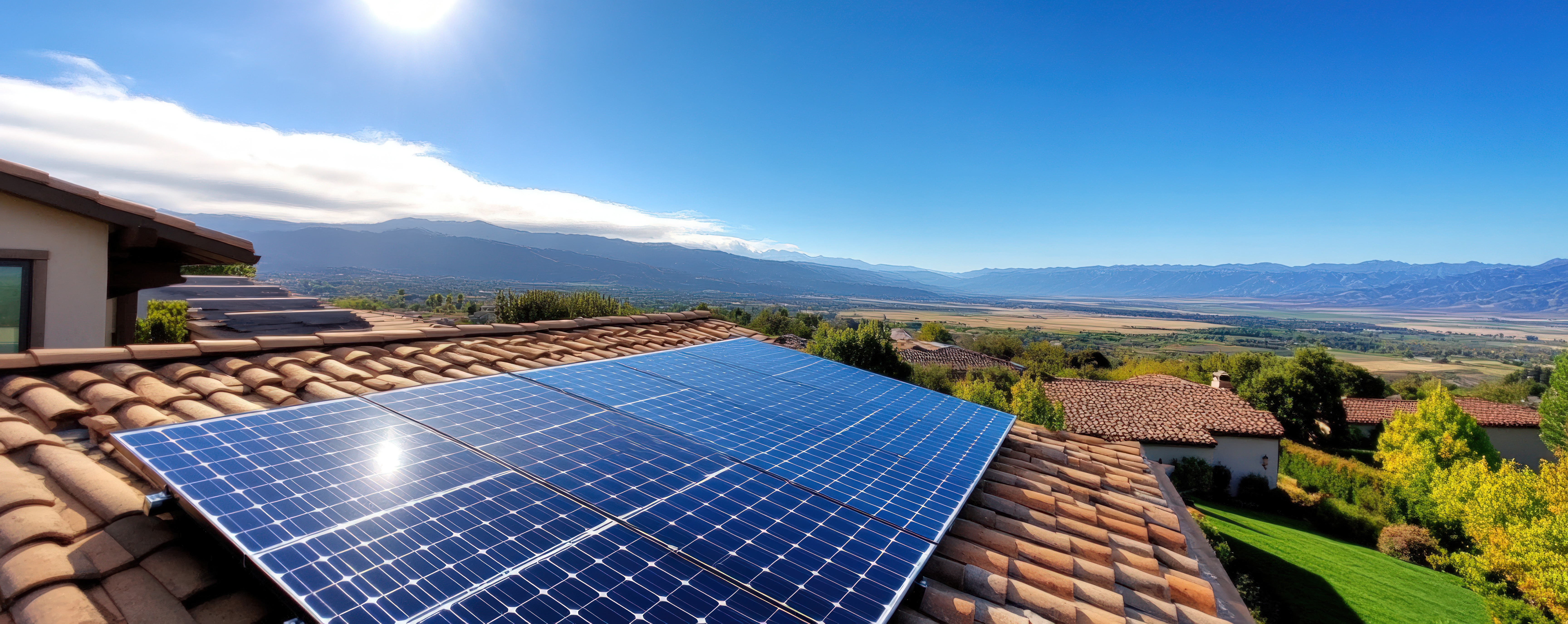 Rooftop solar panel installation in Nigeria